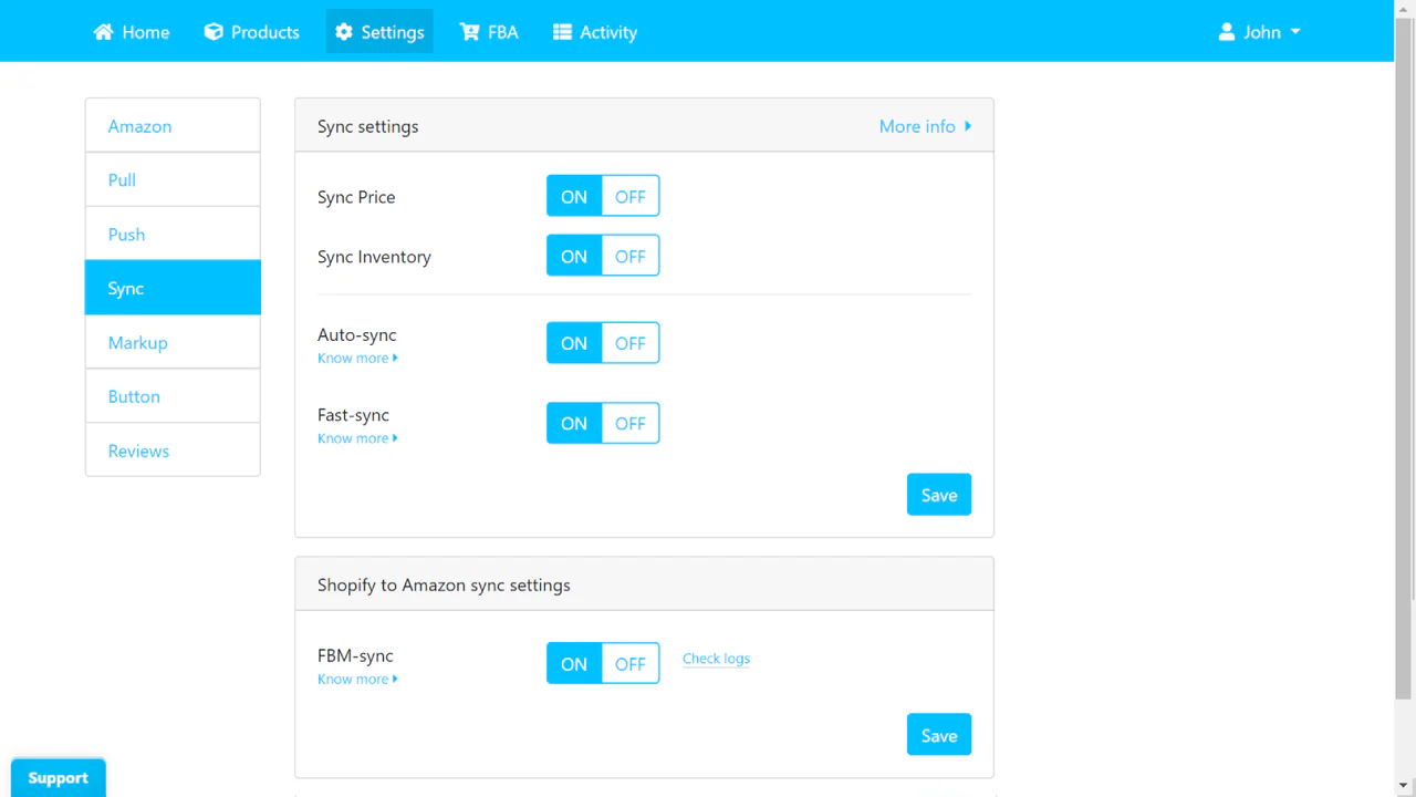 Importer by Infoshore - Import From  Seller Account With Real-Time  Inventory Sync