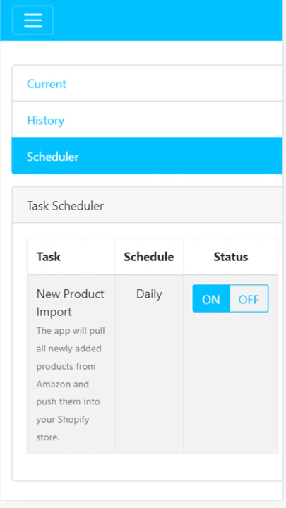 Amazon activity scheduler