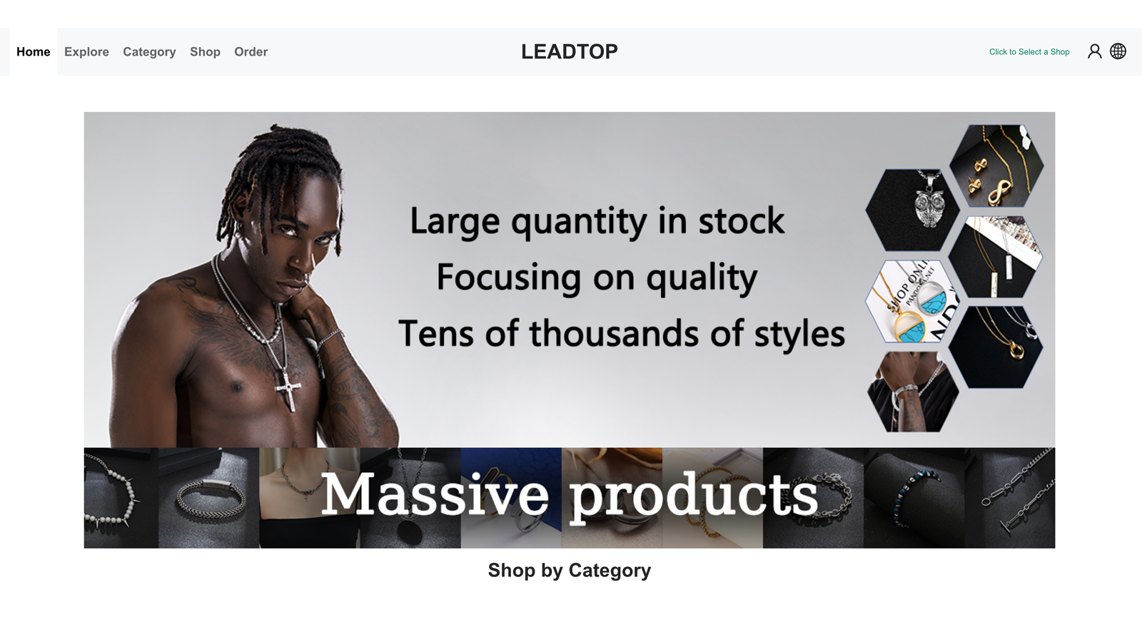 LEADTOP Steel JewelryDropshipp Screenshot