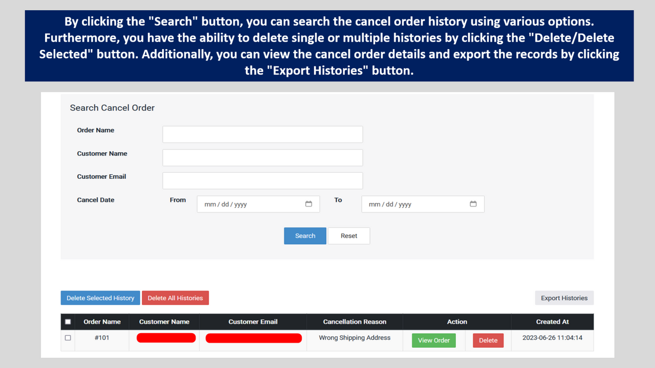 T: Order Cancellable & Reorder - Let customers can cancel order or reorder  instantly