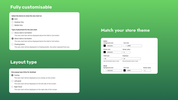 Size Chart & Guide by Jotly Screenshot