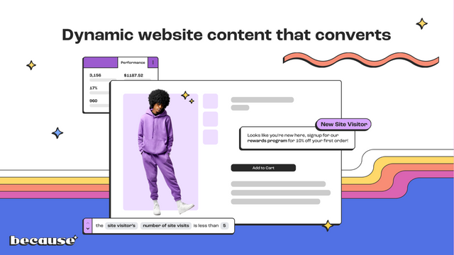 Contenu de site web dynamique qui convertit