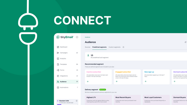 Connect: Find your audience and build a relationship.