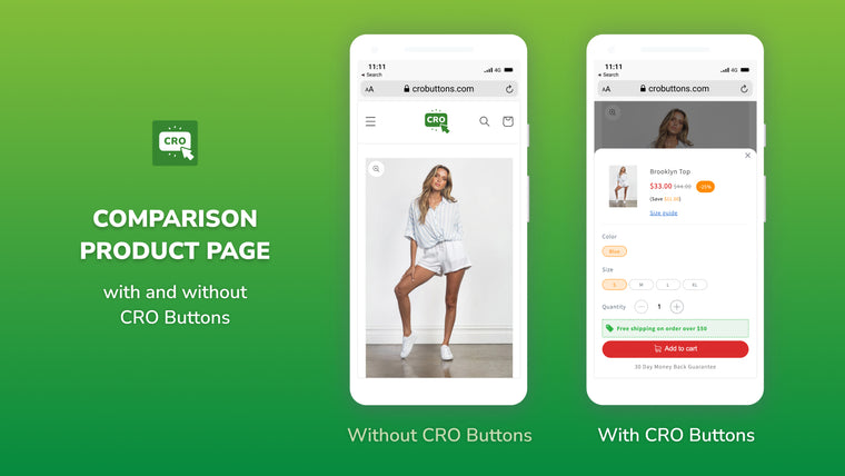 CRO Buttons ‑ Optimize UX & CR Screenshot