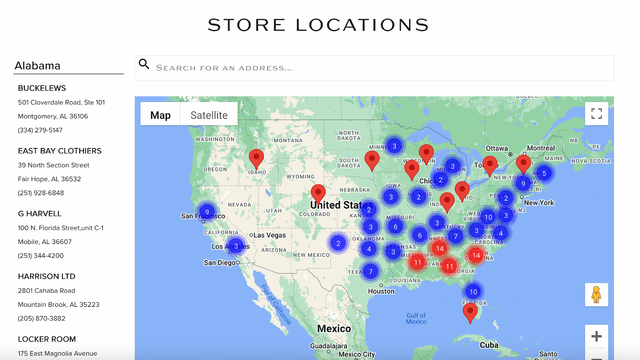 Store Locator – Hey Mavens