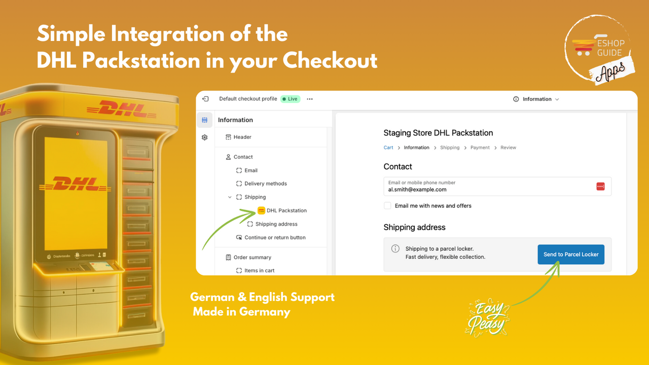 DHL Packstation | Shopify App Store