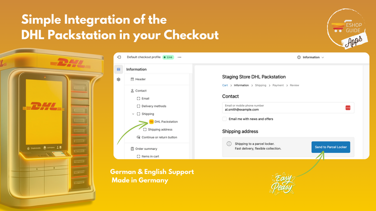 DHL Packstation Screenshot