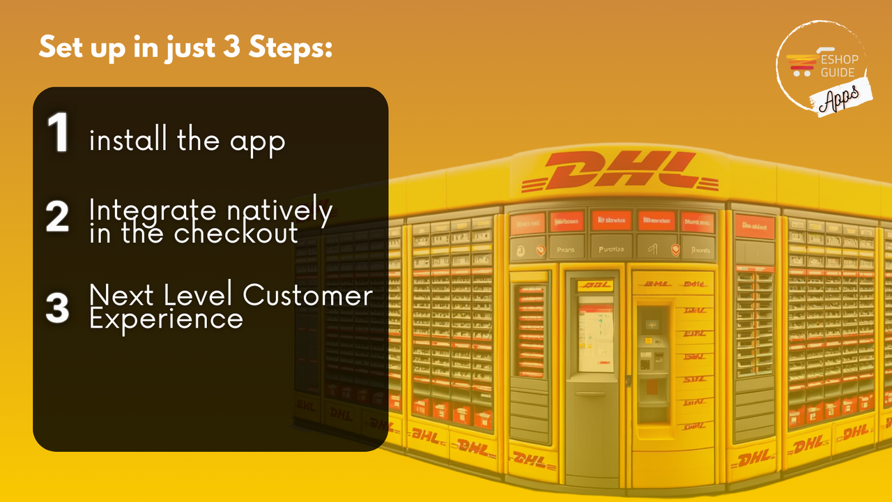 DHL packstation应用程序设置的3个步骤