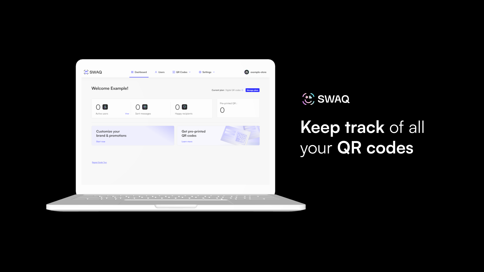 SWAQ Gift Messages & Marketing Screenshot