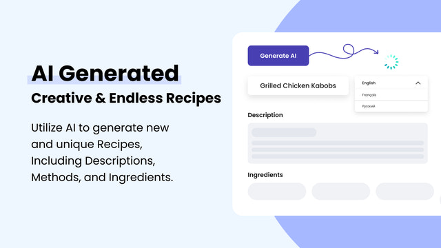 AI Generated Creative & Endless Recipes