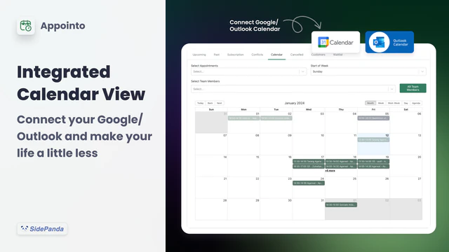 Visualização de Calendário de Compromisso