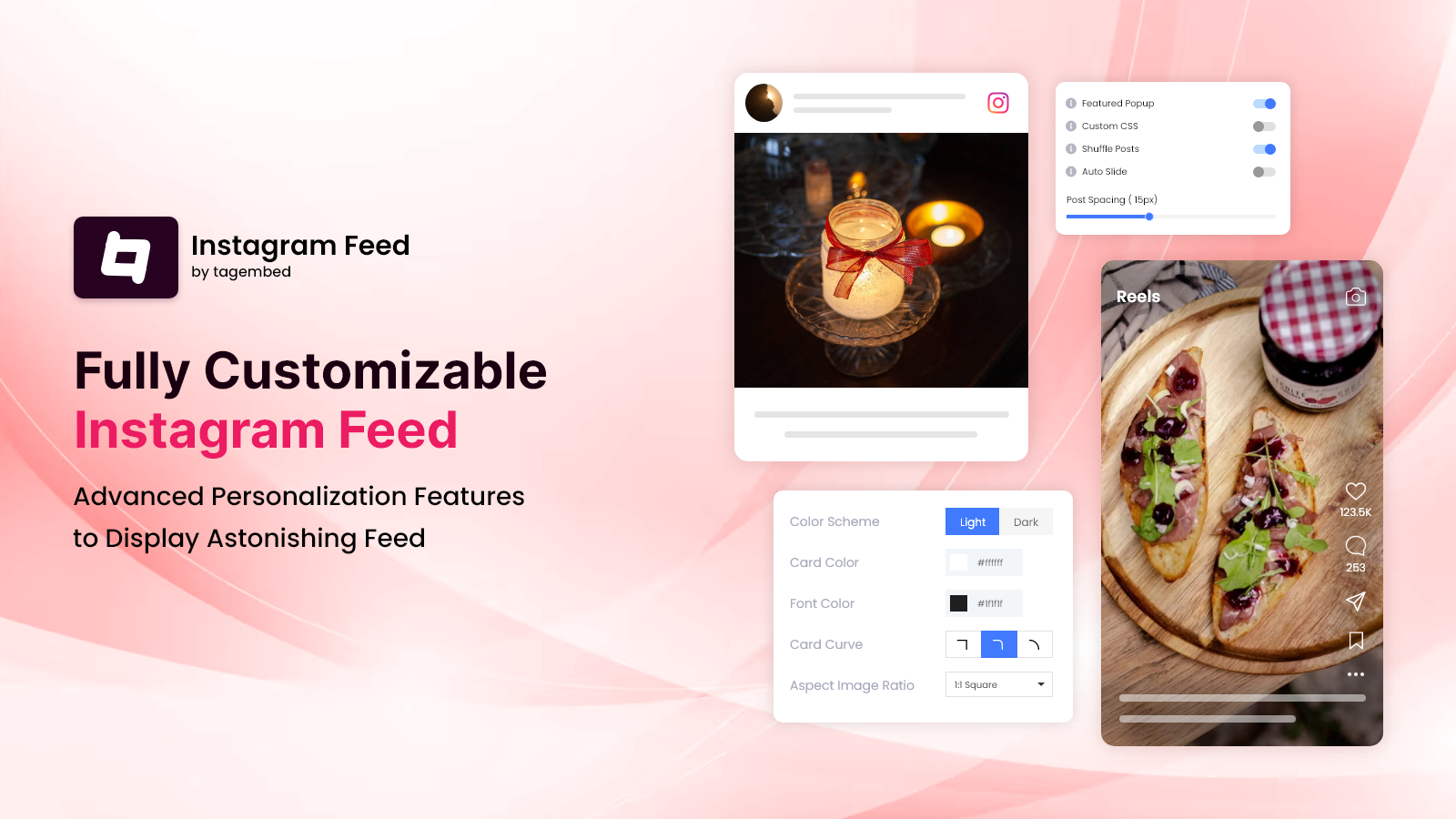 Tagembed - Aplicación de Instagram Feed