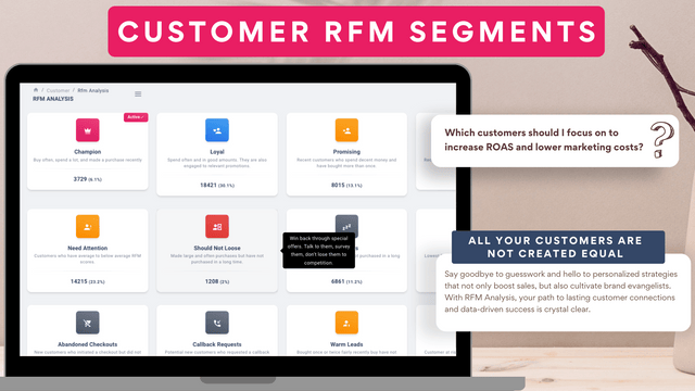 最近频率货币（RFM）分析 - 客户段