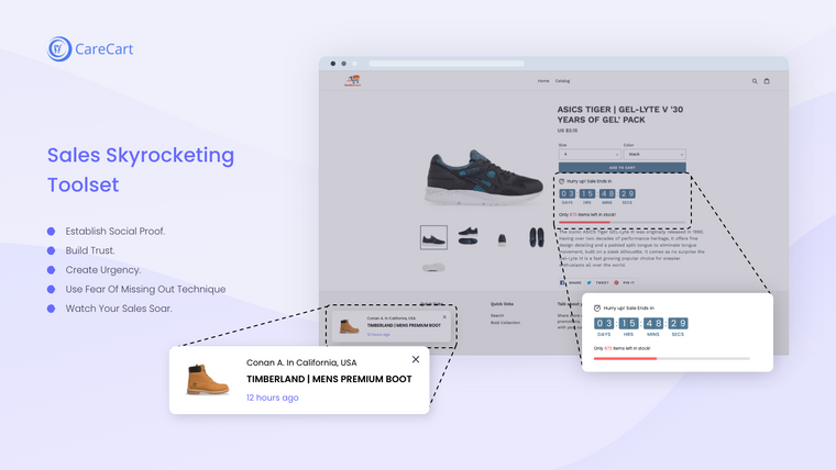 Sales Pop up Conversion Pro Screenshot