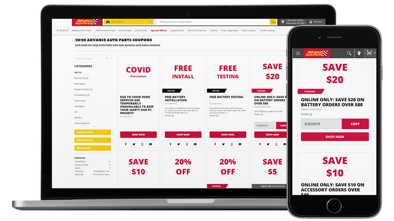 Advance Auto Parts Smart Pages