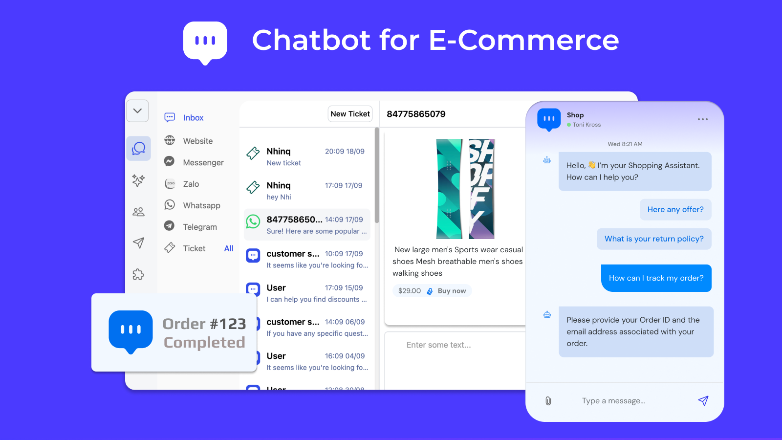 Taggo: Inbox & AI Chatbot Screenshot