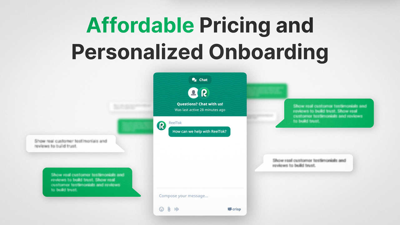 Videos comprables: precios asequibles y onboarding personalizado