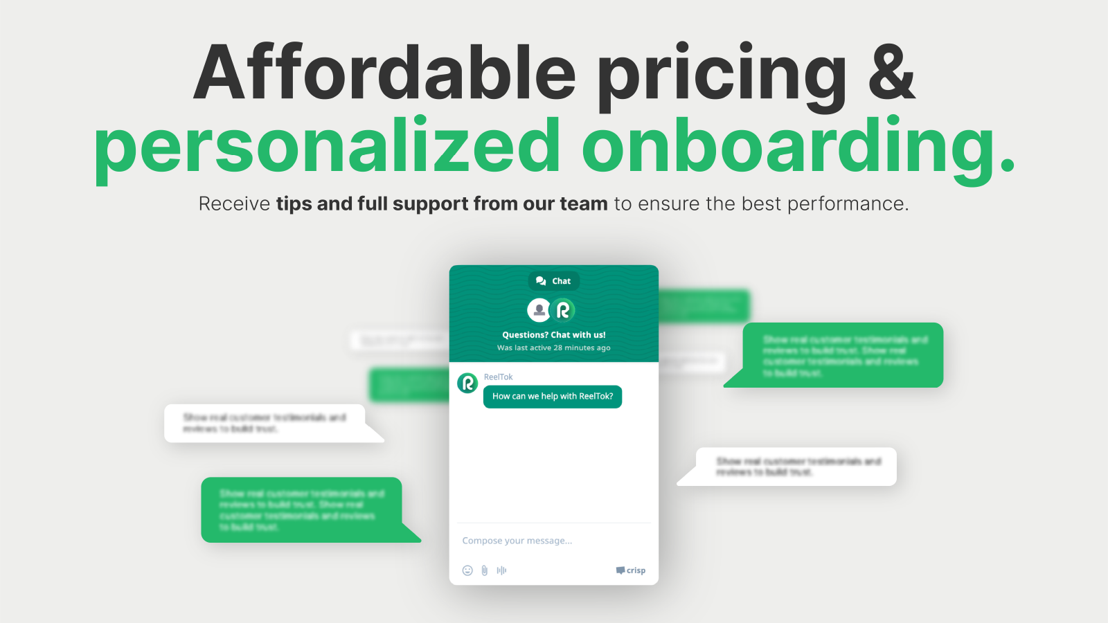 Shoppable videos: Affordable pricing and personalized onboarding