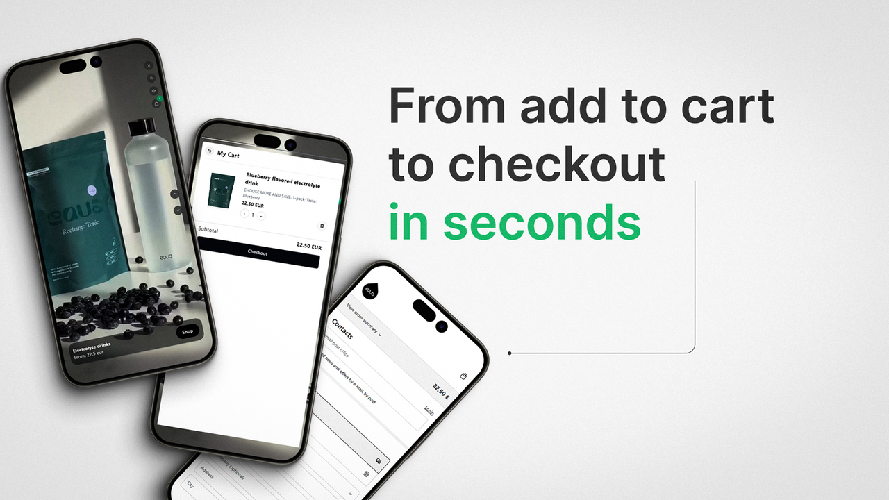 Shoppable videos: from add to cart to checkout in seconds