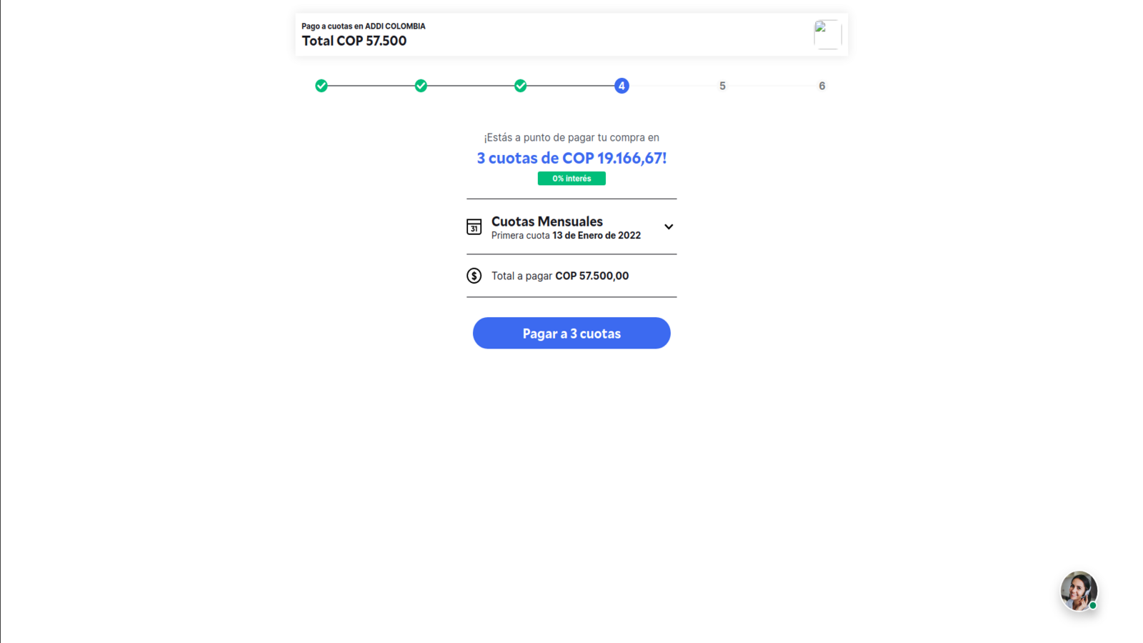 Loan proposal detail after a quick credit evaluation.