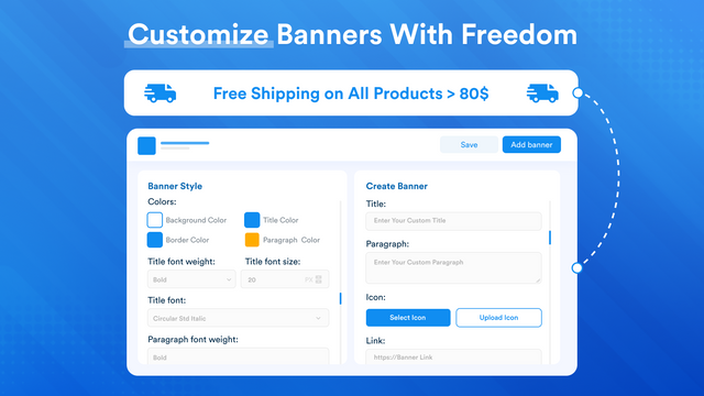 Personaliza banners