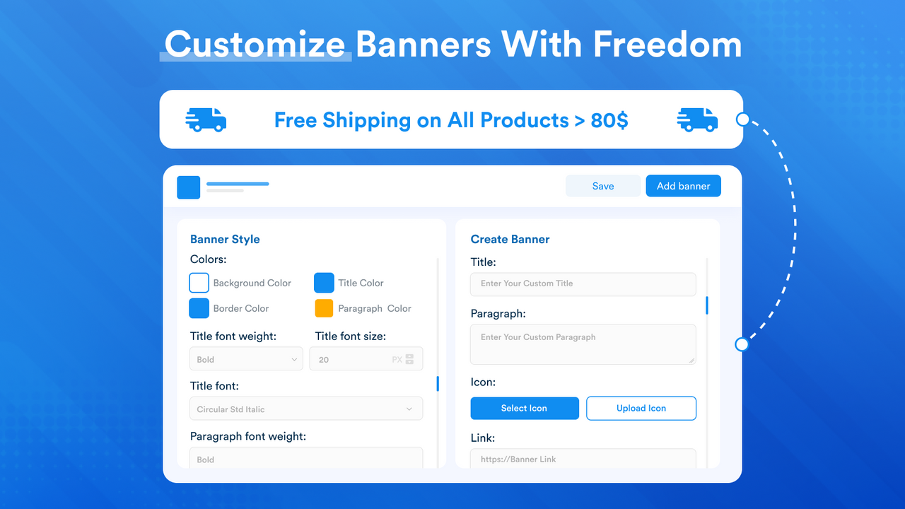 The best banner app for Shopify brands