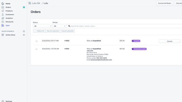 gérez les commandes et l'exécution avec Lulu Direct