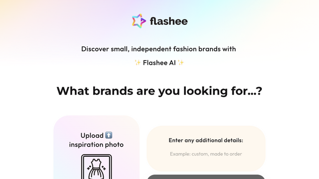 Flashee web app