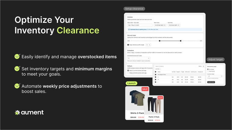 Aument: Pricing & Promotions Screenshot