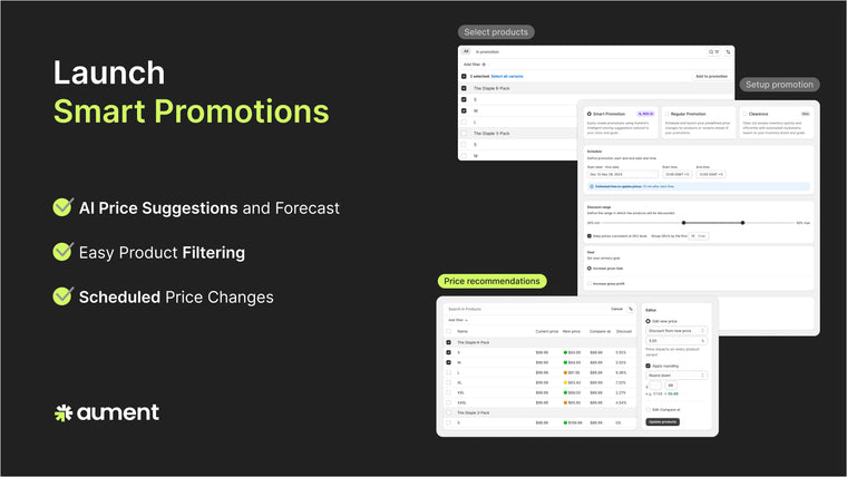 Aument: Pricing & Promotions Screenshot