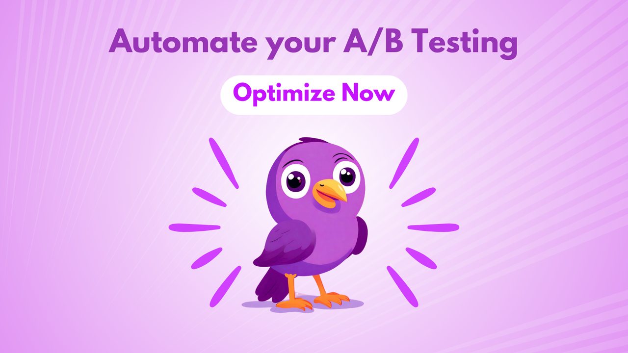 Automatize seus testes A/B e CRO. Instale e otimize agora!