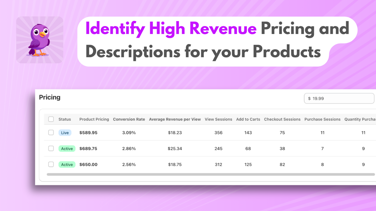 Identifiez des revenus plus élevés avec l'optimisation des prix et des descriptions