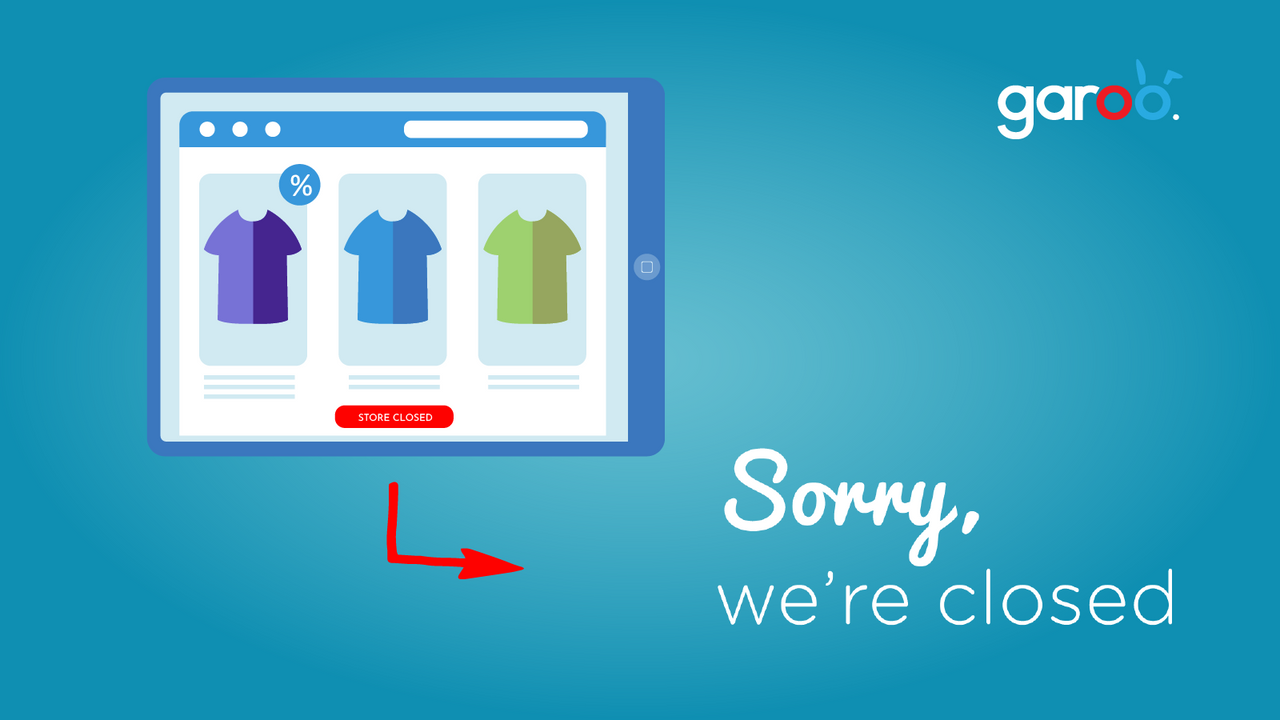 We're Closed - Open and close your store automatically
