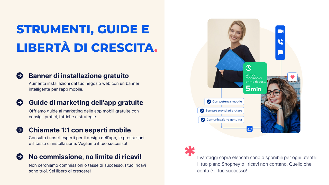 La migliore applicazione mobile nativa per iOS e Android Shopify