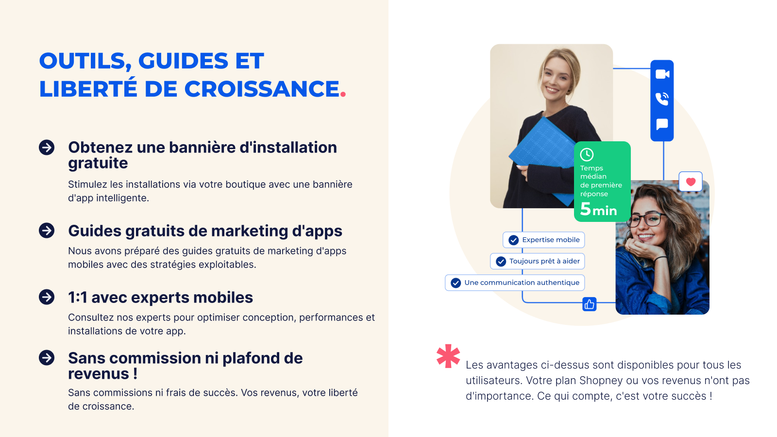 Convertir la boutique Shopify en application mobile