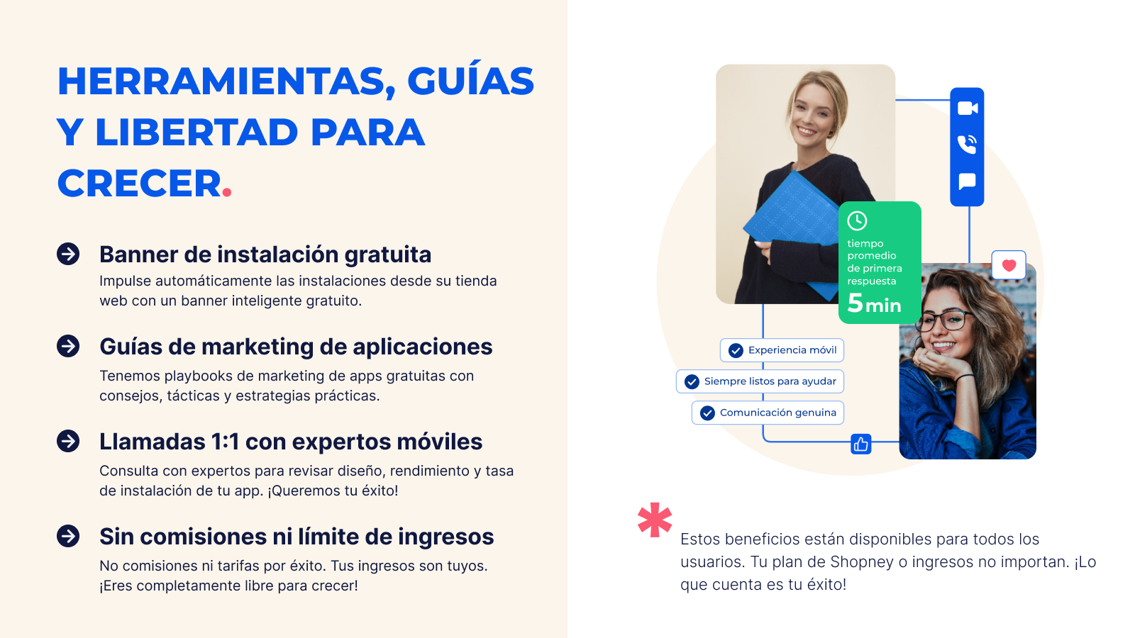 La mejor aplicación móvil nativa para iOS y Android Shopify