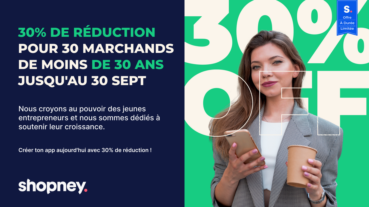 Créez facilement votre application mobile Shopify