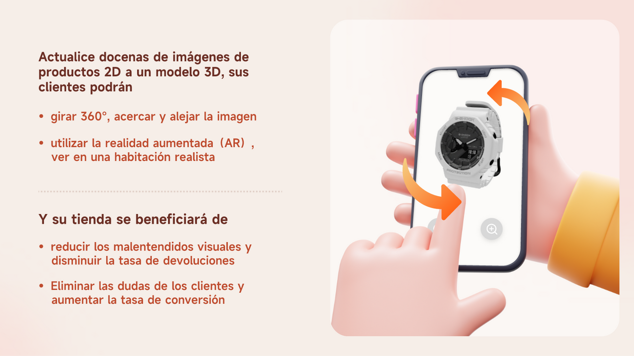 Personalizador 3D y AR, personalizador, opciones, variantes. 