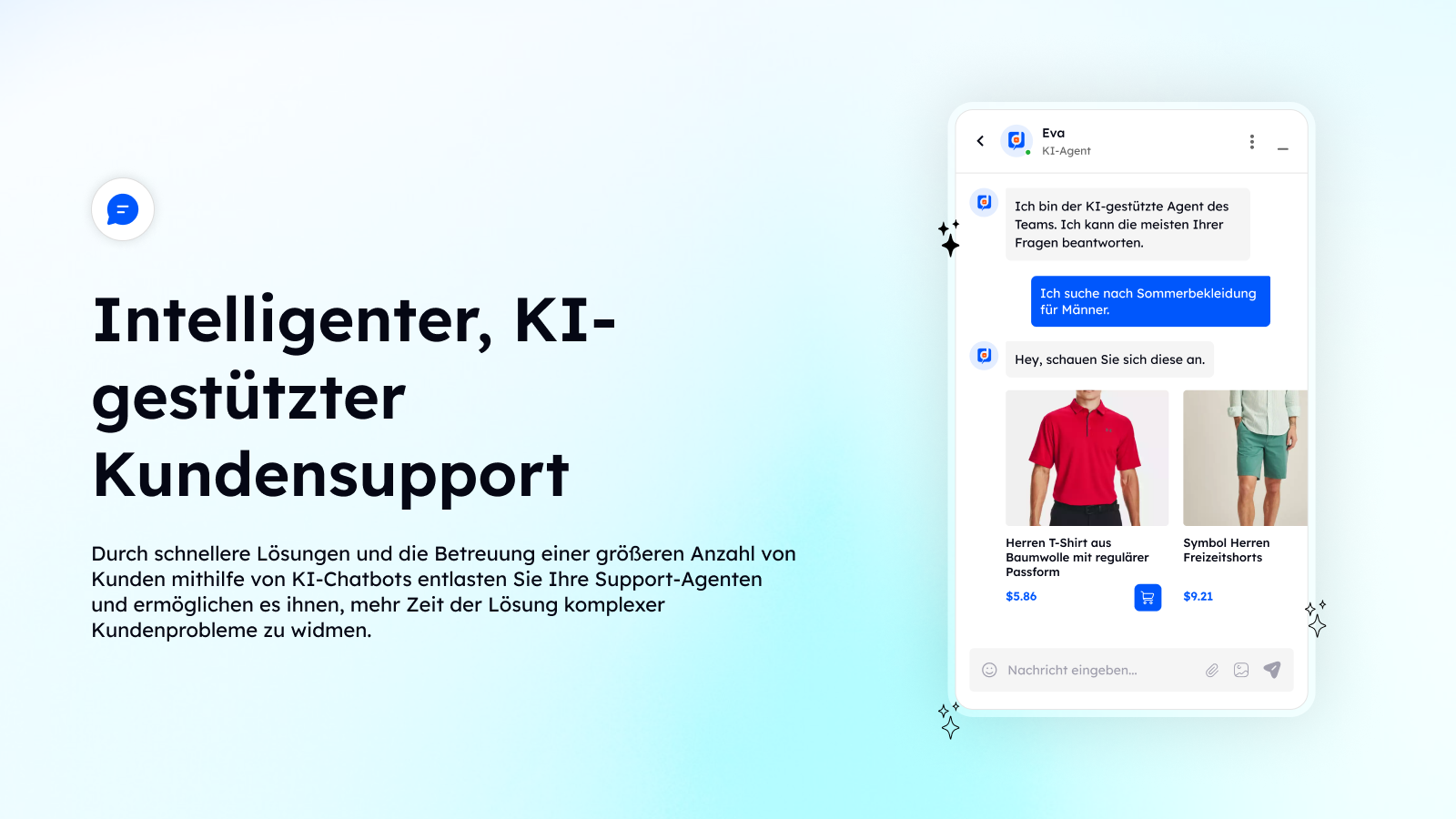 Intelligenter, KI-gestützter Kundensupport