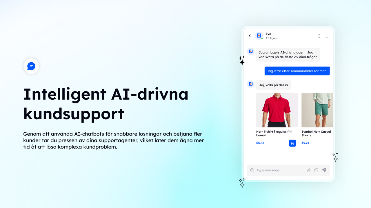 Intelligent AI-drivna kundsupport