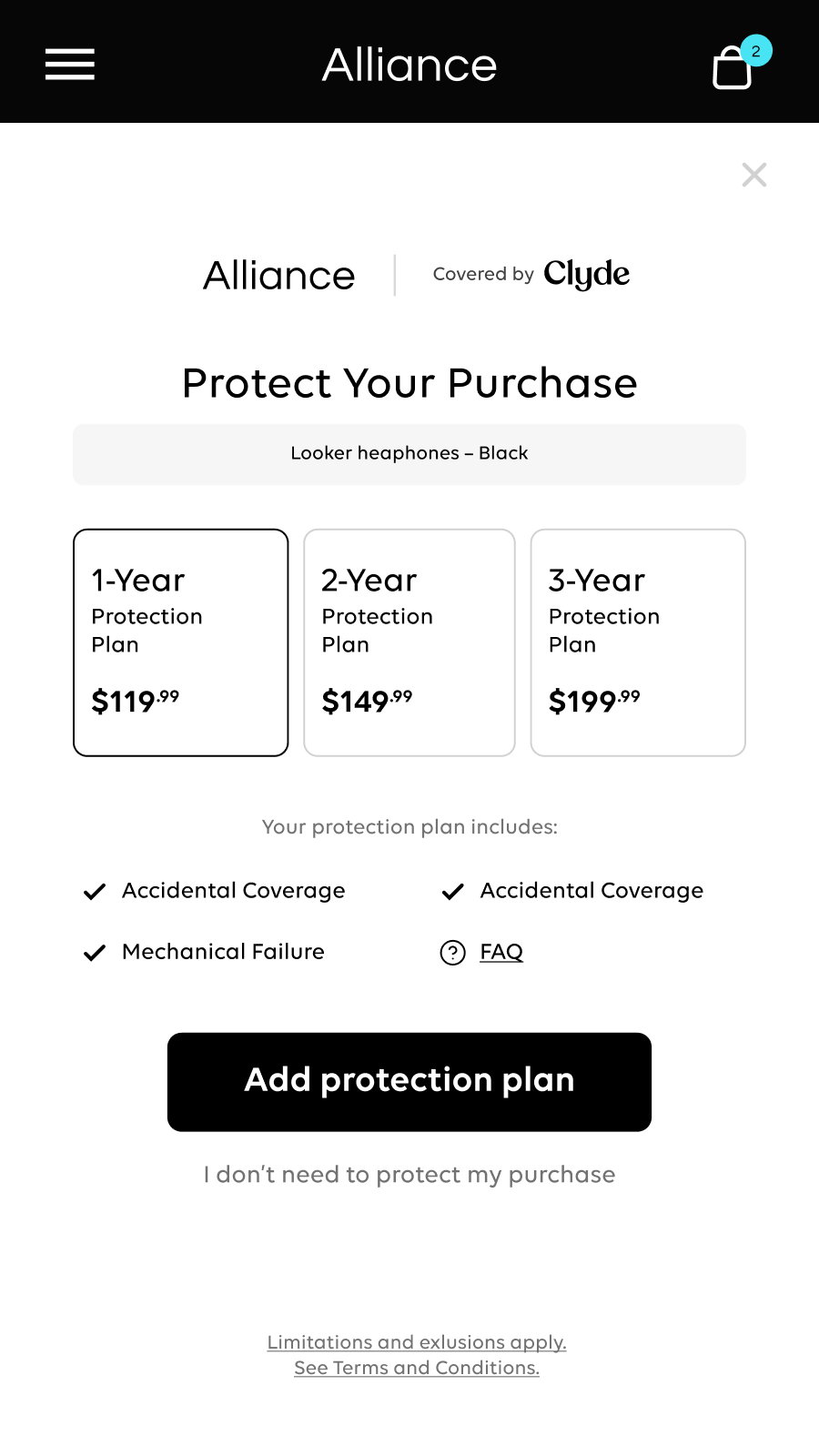 Clyde | Warranty Platform Screenshot