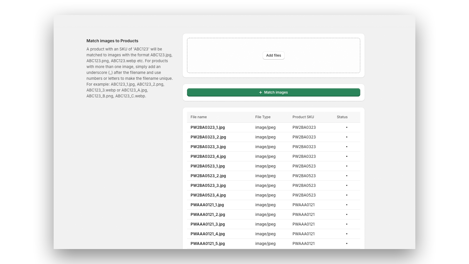 SKU Image Matcher by MVIDEV