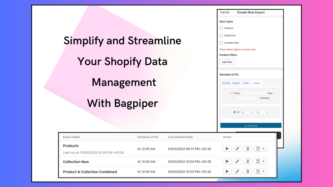 effektivisera och förenkla din shopify dataskötsel