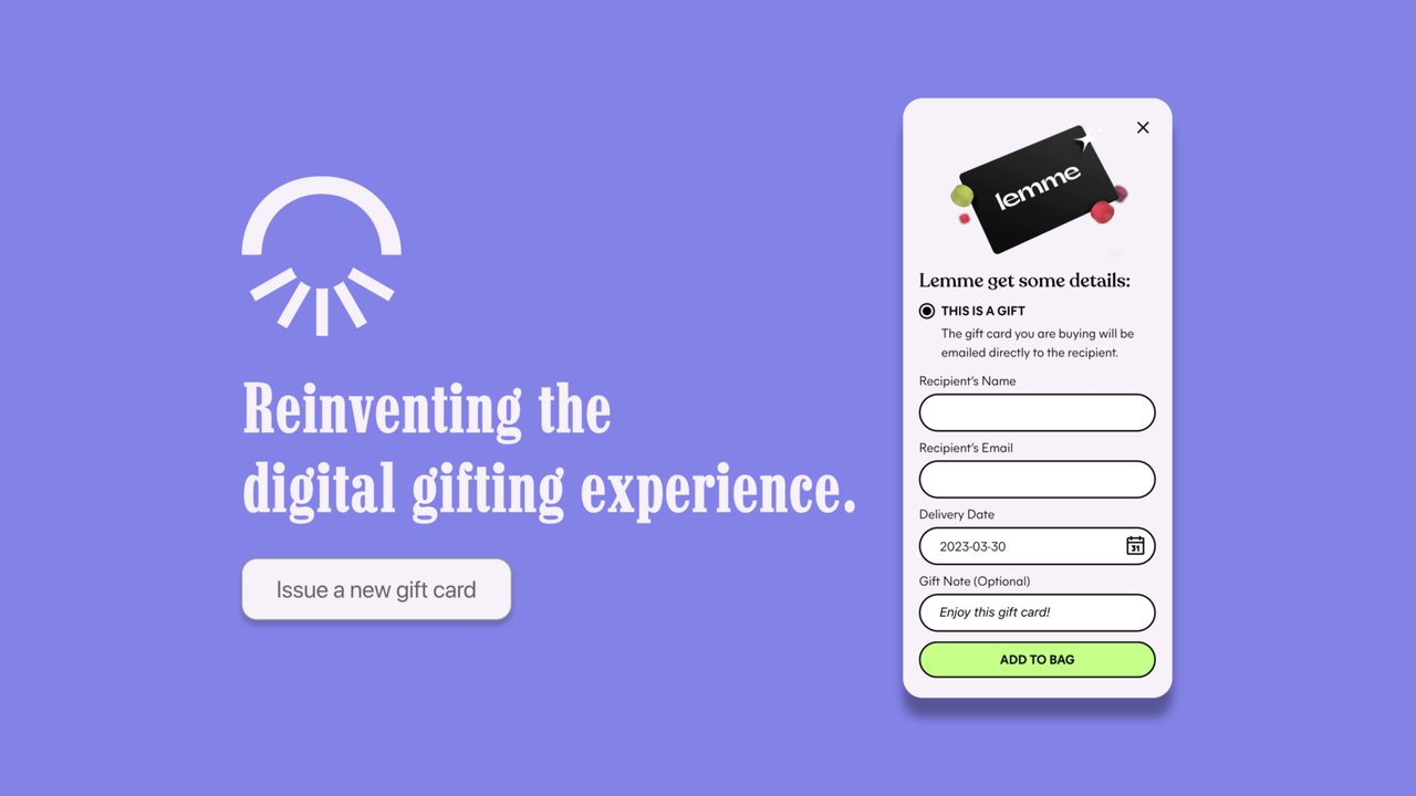 Reinventing the digital gift experience with Govalo modal