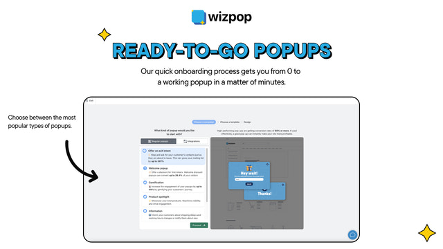 READY-TO-GO POPUPS