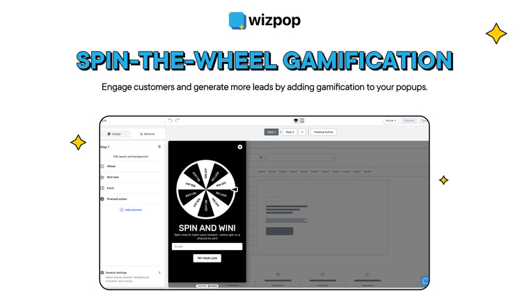 Wizpop: Data collection popups Screenshot