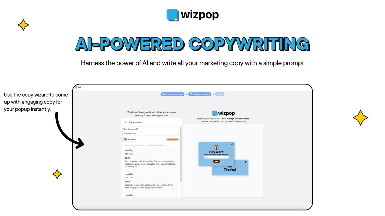 AI-POWERED COPYWRITING