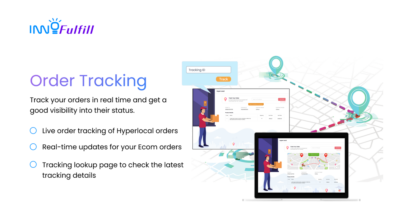 Live order tracking