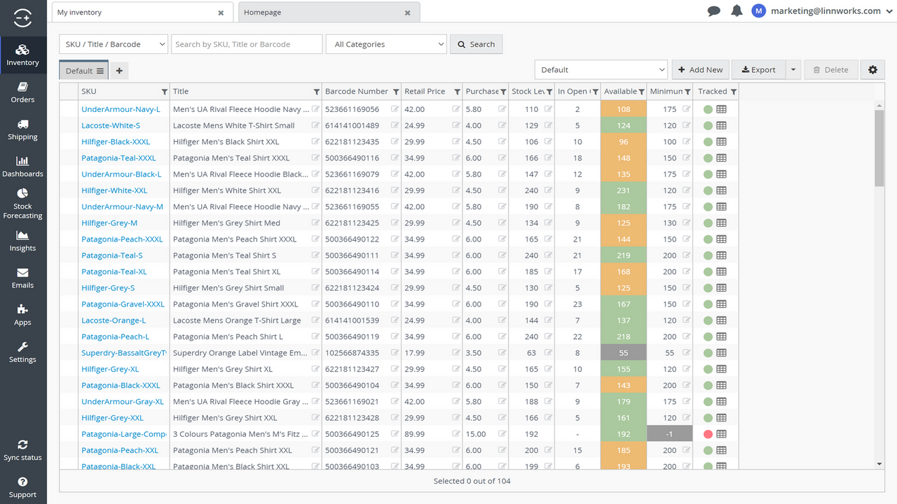 Gestion des Stocks