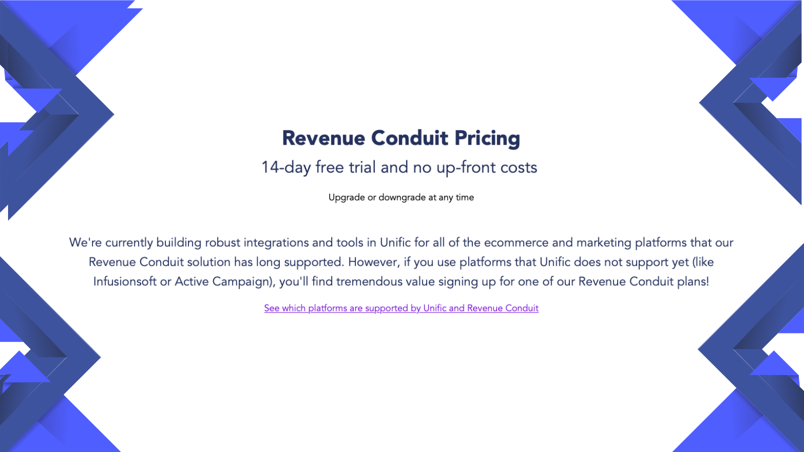 Revenue Conduit Details